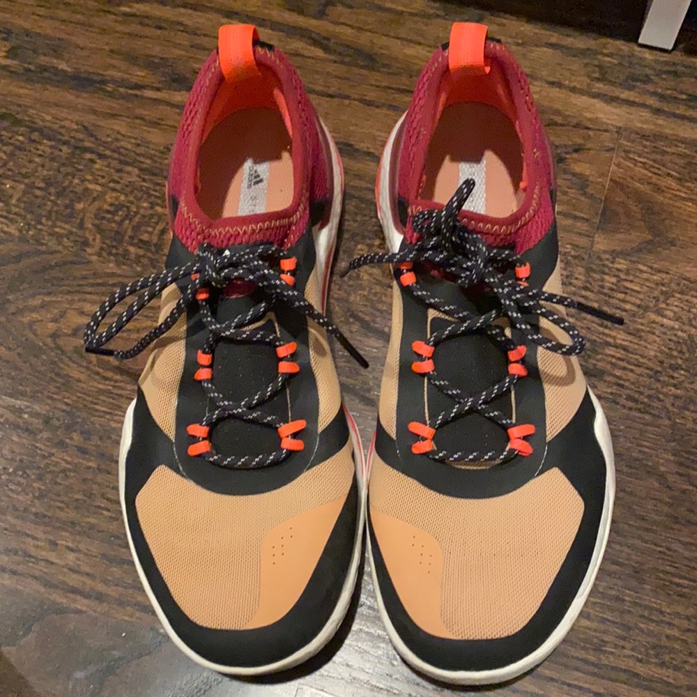 Adidas by Stella McCartney Red and Black Athletic Shoes